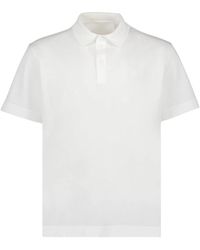 Givenchy - Tops ,Wit ,Katoen Classic Polo Shirt 4G Logo - Lyst