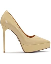 Kazar - Lackierte Plateau-Pumps - Lyst