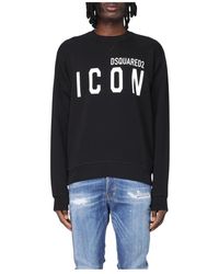 DSquared² - Icon Sweatshirt Crew Neck - Lyst