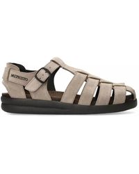 Mephisto - Schoenen ,Grijs ,Suède Comfortabele Wandelsandaal - Lyst