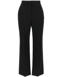 Givenchy - Broeken ,Zwart ,Wol Tuxedo Cigarette Pants - Lyst