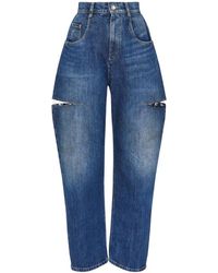 Maison Margiela - Cut-Out Jeans - Lyst