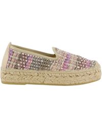 Gibaldi - Schoenen /Raffia Carmen Loafer Voor - Lyst