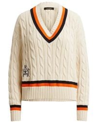 Ralph Lauren - V-Neck Knitwear - Lyst