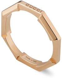 Gucci - Link to love ring aus 18 kt roségold - Lyst