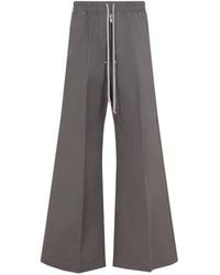 Rick Owens - Wide-Fit Trousers With Drawstring And Flap Pockets - Lyst