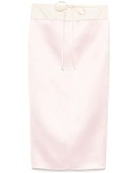 KHAITE - Midi Skirts - Lyst