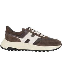 Hogan - Braune Hyperlight Sneakers Mit Leder-Obermaterial - Lyst