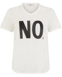 Fendi - Katoenen T-Shirt Met Print - Lyst