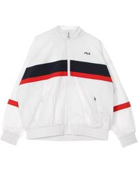 Fila - Jassen ,Wit ,Windjack Wit/Zwart/Rood - Lyst