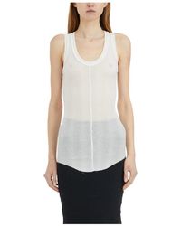 Marc Le Bihan - Tops ,Wit ,Katoen Katoenen Tank Top - Lyst