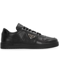 Prada - Leren Lage Sneakers - Lyst