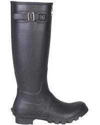 Barbour - Schwarze Wellington-Stiefel - Lyst