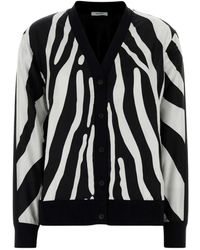 Ferragamo - Truien & Vesten ,Veelkleurig ,Viscose Cardigan - Lyst