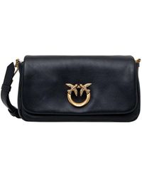 Pinko - Tassen ,Zwart ,Click Soft Horizontal Mini - Lyst