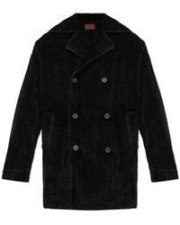 DIESEL - Double-Breasted Coats - Lyst