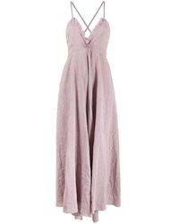 Forte Forte Linen Viscose Sundress - Roze