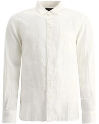 Beams Plus - Weißes Oxford Leinenhemd Regular Fit - Lyst