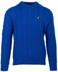 Ralph Lauren - Blaue pullover kollektion - Lyst