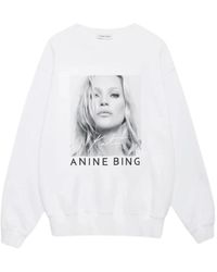 Anine Bing - Ramona kate moss sweatshirt rundhals - Lyst