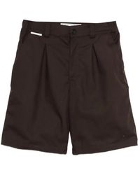 GR10K - Korte Broeken ,Bruin ,Katoen 11000 Replicated Shorts Seizoensgebonden - Lyst