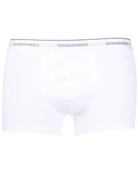 DSquared² - Boxershorts mit logo-bund, weiß, dreierpack - Lyst