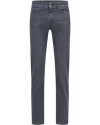 BOSS - Slim fit jeans denim grigi - Lyst