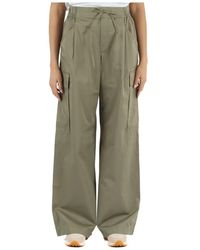 Replay - Wide Trousers - Lyst