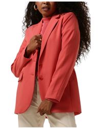Summum - Jassen ,Rood ,Leer Foam Uni Blazer - Lyst