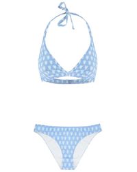 Mc2 Saint Barth - Bräunungsverstärkendes Bikini Mit Breiten Trägern - Lyst