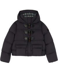 Ganni - Jassen ,Zwart ,Nylon Future Nylon Quilt Mini Puffer - Lyst