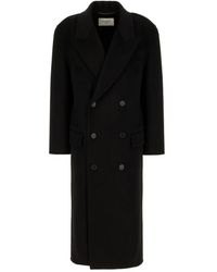 Saint Laurent - Double-Breasted Jas - Lyst