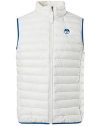 North Sails - Jassen ,Wit ,Katoen Winddicht Crozet Vest Outdoor Tech - Lyst