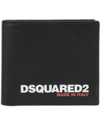 DSquared² - Zwarte Portemonnees Voor Mannen - Lyst
