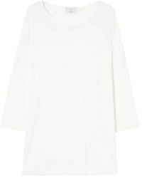 Marina Rinaldi - Truien & Vesten ,Wit ,Oversized Gebreide Trui - Lyst