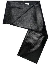 Courreges - Fold Vinyl Mini Skirt - Lyst