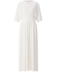 TOTEME - Kleedjes ,Katoen Cotton And Silk Maxi Dress - Lyst