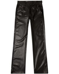 DIESEL - Straight Trousers - Lyst