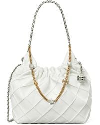 Tory Burch - Mini Fleming Soft Distressed Hobo Bag - Lyst