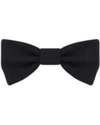Patrizia Pepe - Accessoires ,Zwart ,Zwarte Vlinderdas Elegant Formeel - Lyst