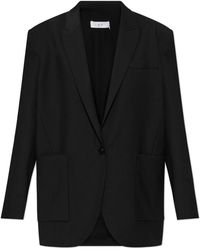 IRO - Jassen ,Zwart ,Wol Wool Blazer Camylle - Lyst