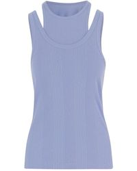ARMARIUM - Tops ,Blauw ,Sleeveless Top - Lyst