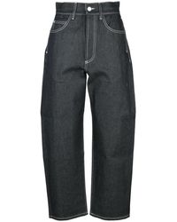 Sunnei - Jeans ,Blauw ,Katoen Katoenen Jeans - Lyst