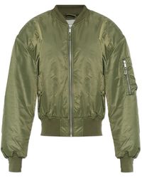 Entire studios - Jassen ,Groen ,Nylon Broad Bomber Jacket - Lyst