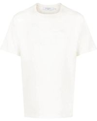 Maison Kitsuné - Contour fox besticktes t-shirt - Lyst