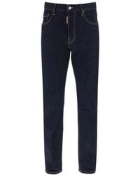 DSquared² - Slim-Fit Jeans Met Logo Detail - Lyst