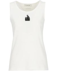 Lanvin - Sleeveless Tops - Lyst