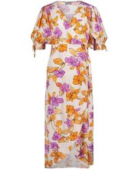 FABIENNE CHAPOT - Hannah Midi Wrap Dress - Lyst