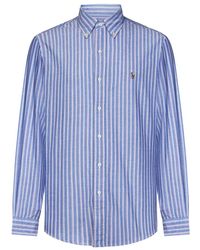 Polo Ralph Lauren - Blaues multi-stripe freizeithemd - Lyst