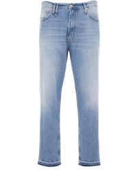 CYCLE - Jeans ,Blauw ,Polyester Lucky Carrot Ankle Jeans Lichtblauwe Wassing - Lyst